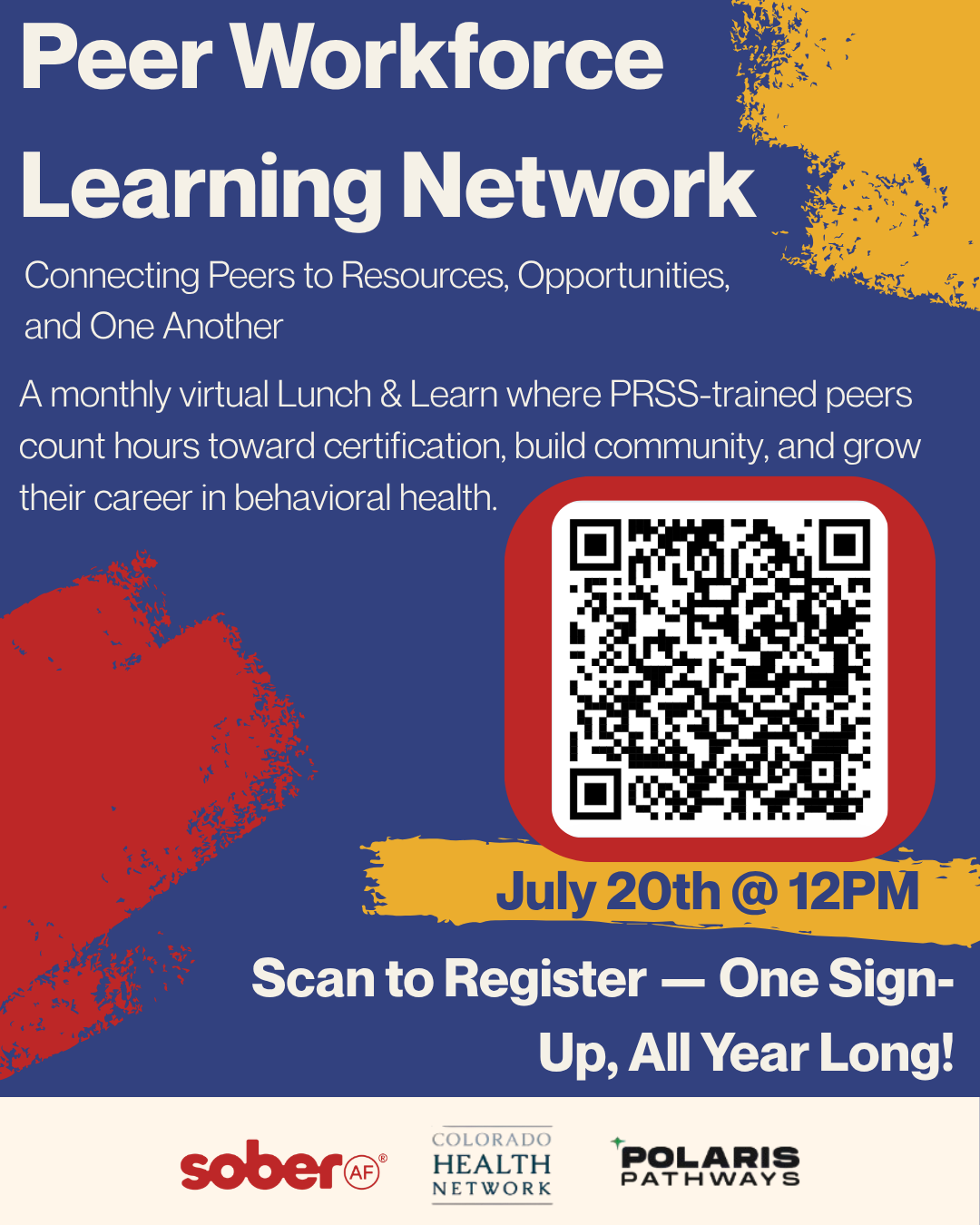 Peer Workforce Learning Network Part 3 flyer